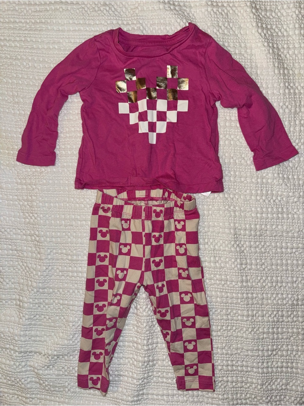 GAP Disney Pink and Gold Heart Set